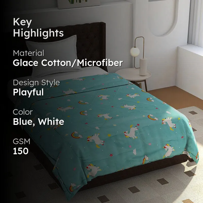 Unicorn Prism Microfiber Kids Comforter - 150 GSM media 2
