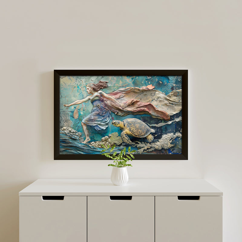 Quuen Of The Ocean Wall Painting