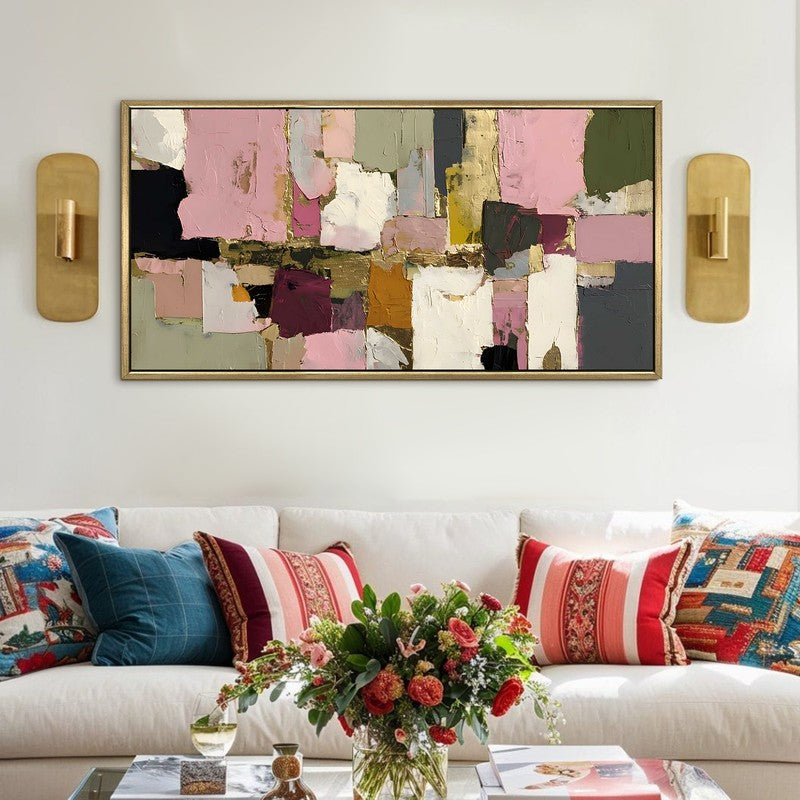 Fuchsia Frame Canvas Wall Art