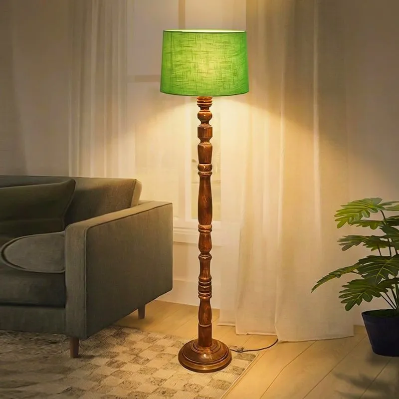 Elfin Curve Floor Lamp - Green media 1