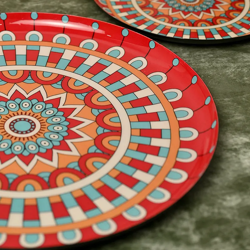 Ambuja Mandela Metal Platter - Set of Two media 4