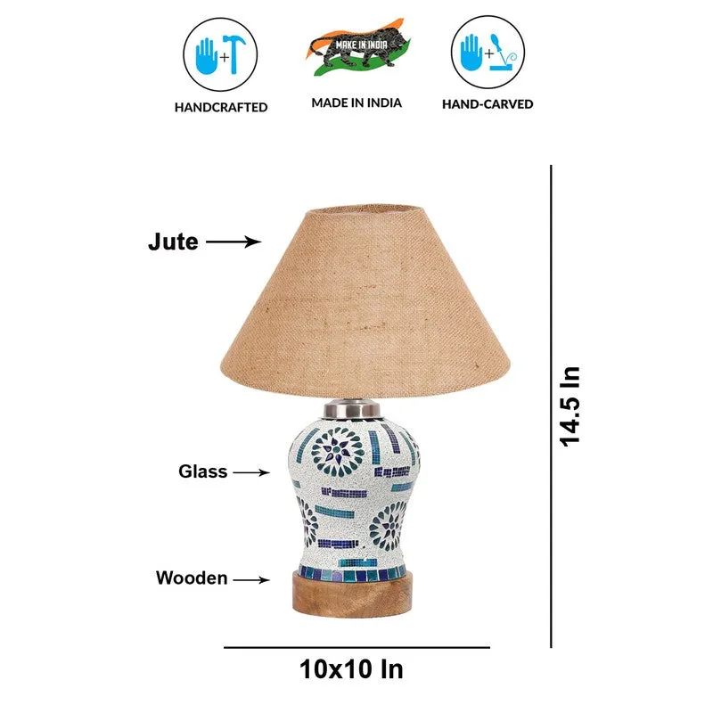 Zenvia Glow Wooden Table Lamp - Multicolor media 9