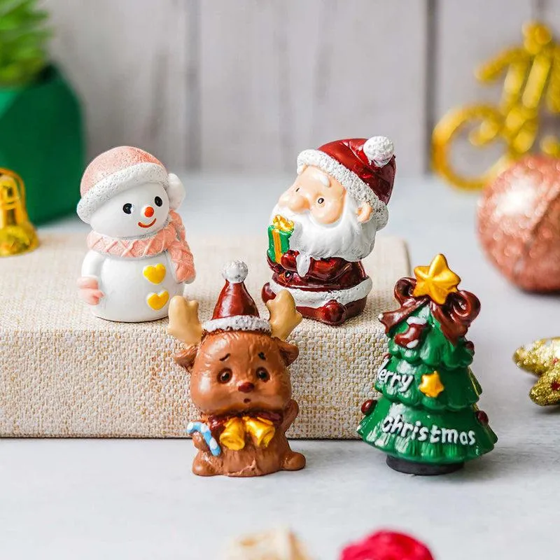 Spirit Of Christmas Resin Figurine - Set Of Four media 3