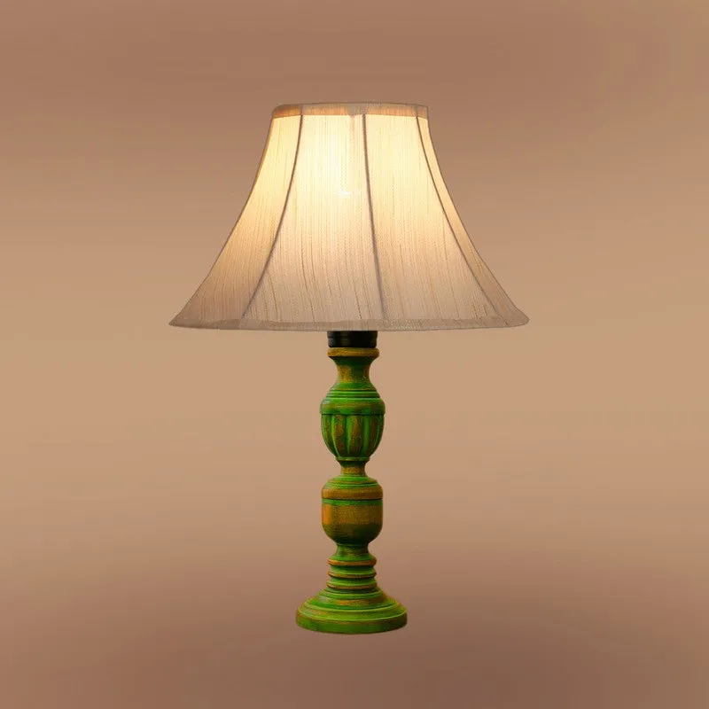Arvello Aerin Wooden Table Lamp - OffWhite media 6