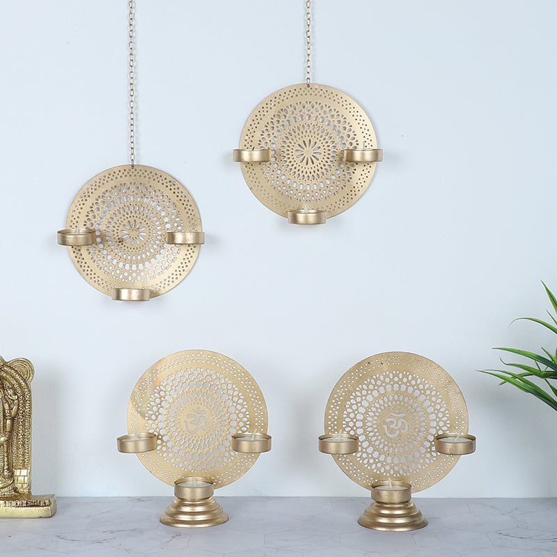 Jyotirmayi Tea Light Holder - Set Of Four media 3