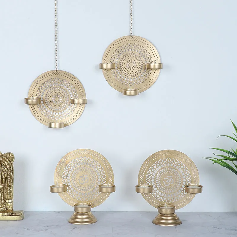 Jyotirmayi Tea Light Holder - Set Of Four media 3
