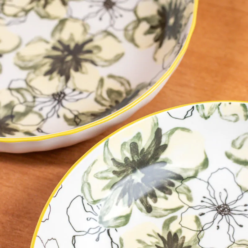 Botanic Charm Serving Bowl(750 mL) - Set Of Two media 5