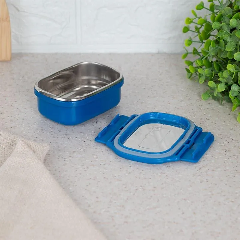 Arenda Microwave Safe Lunch Box (Dark Blue) - 150 mL media 6