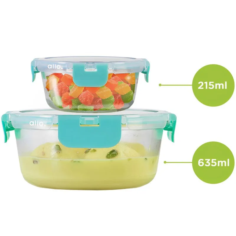 Cravix Leak Proof Glass Lunch Box - Set Of Two media 9