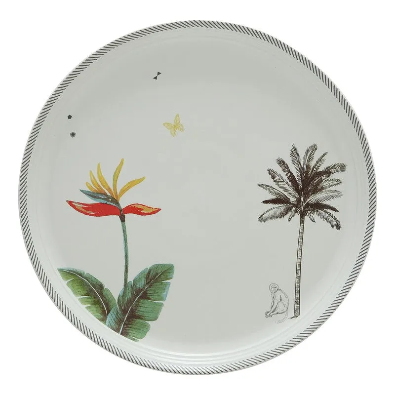 Tropical Mischief 4 Quarter Plates with 1 Dinner Plate - Five Piece Set media 6