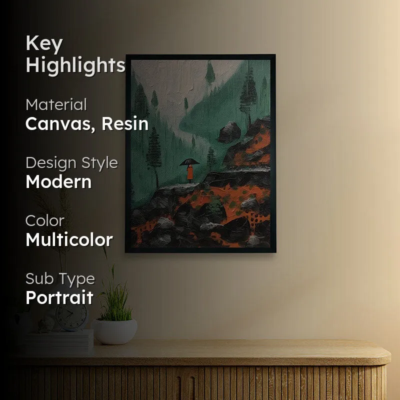 Solace Rain Canvas Wall Art media 2