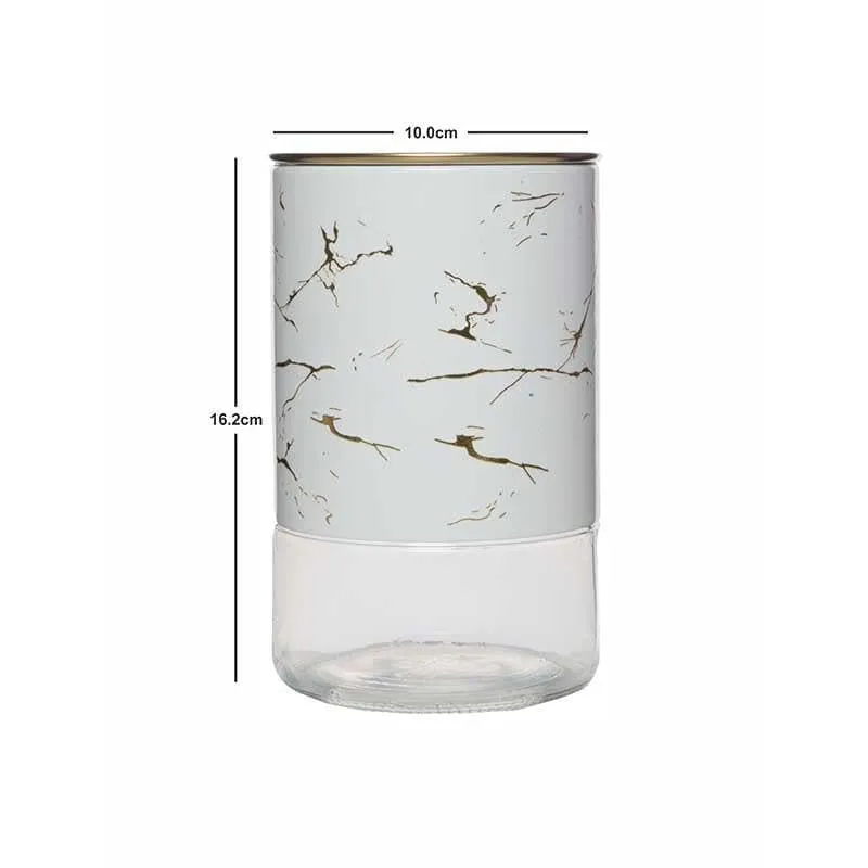 Frankie Glass Jar (White) - 650 mL media 4