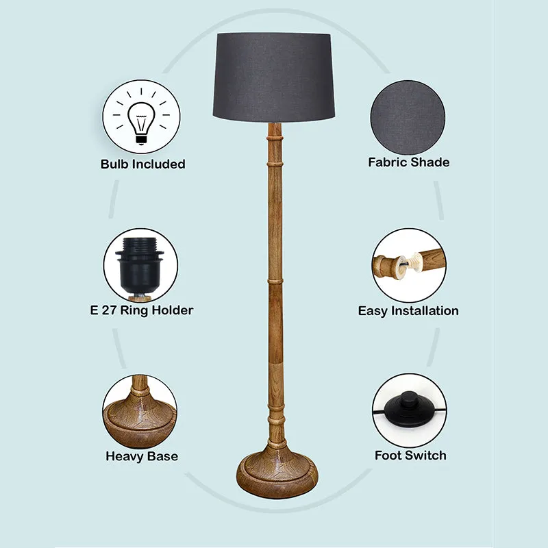Elfin Cleo Floor Lamp - Grey media 5