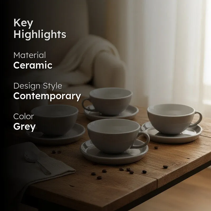 Brew Cup & Saucer (180 Ml) - Eight Piece Set media 2