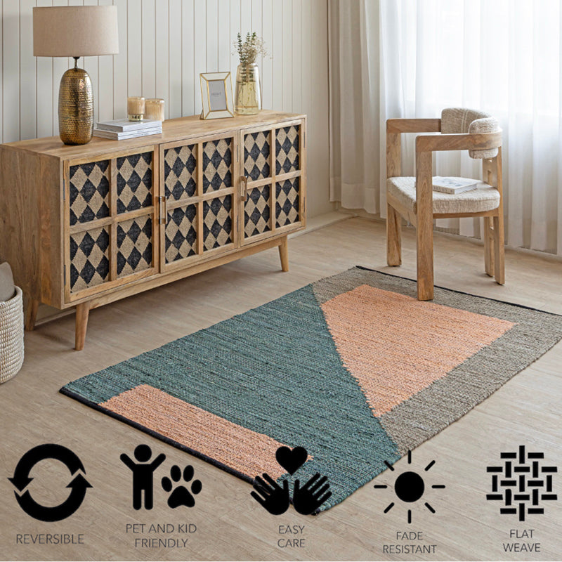 Aurel Handwoven Cotton Rug media 7