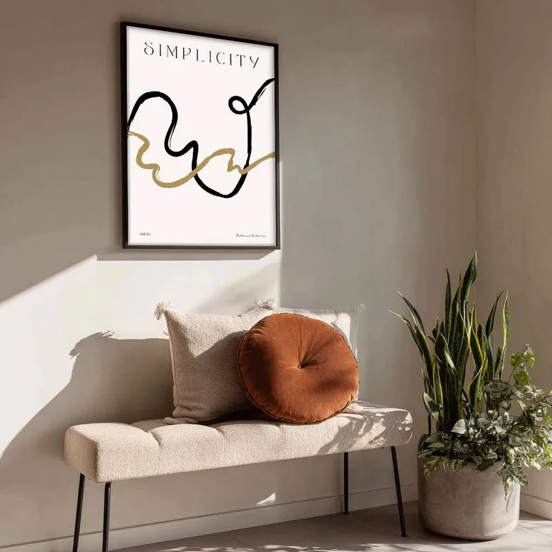 Harmonized Canvas Wall Painting With Black Frame media 4