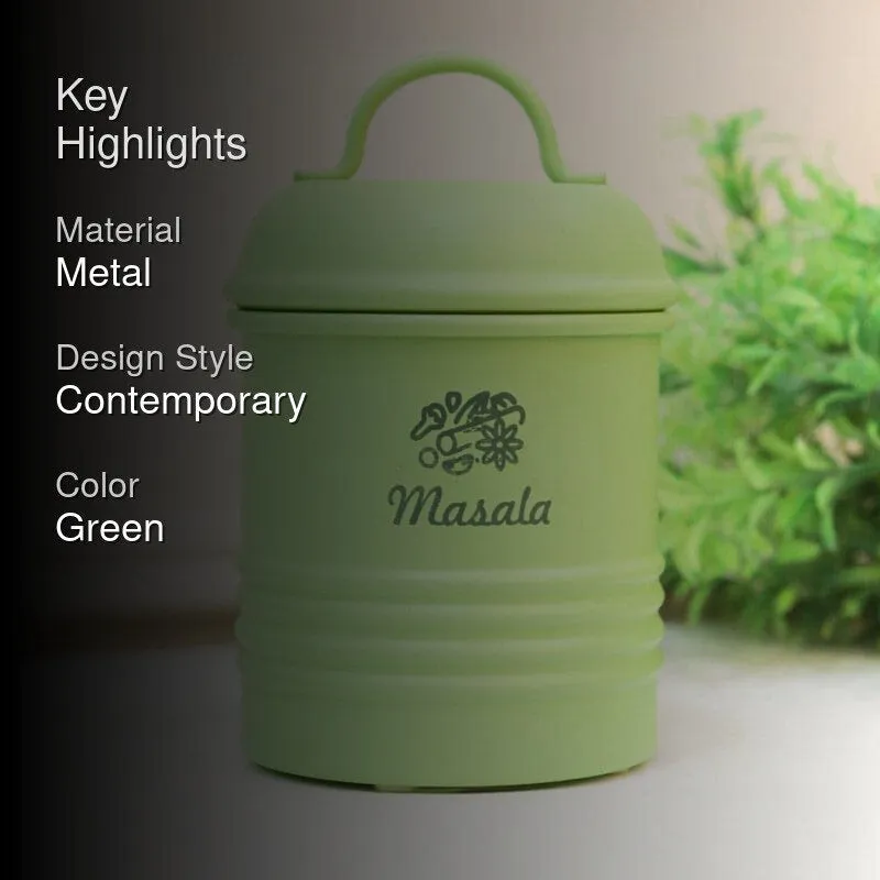 Ferrous Fun Masala Storage Container (1000 mL) - Green media 2