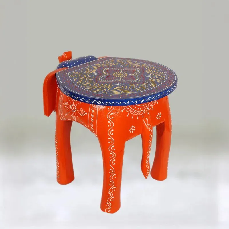 The Painted Pachyderm Stools - Multicolor media 5