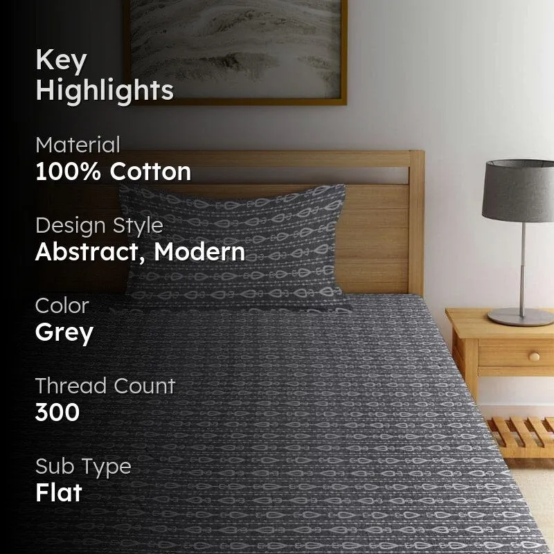 Haydena Helo Cotton Bedsheet - 300 TC media 2