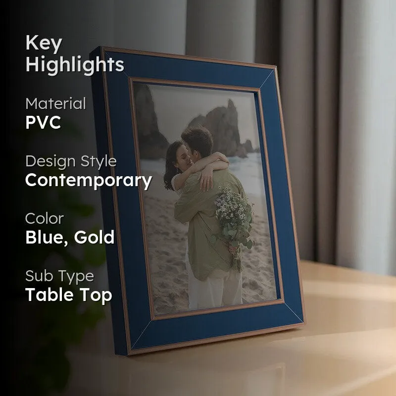 Snip Photo Frame - Blue & Gold media 2