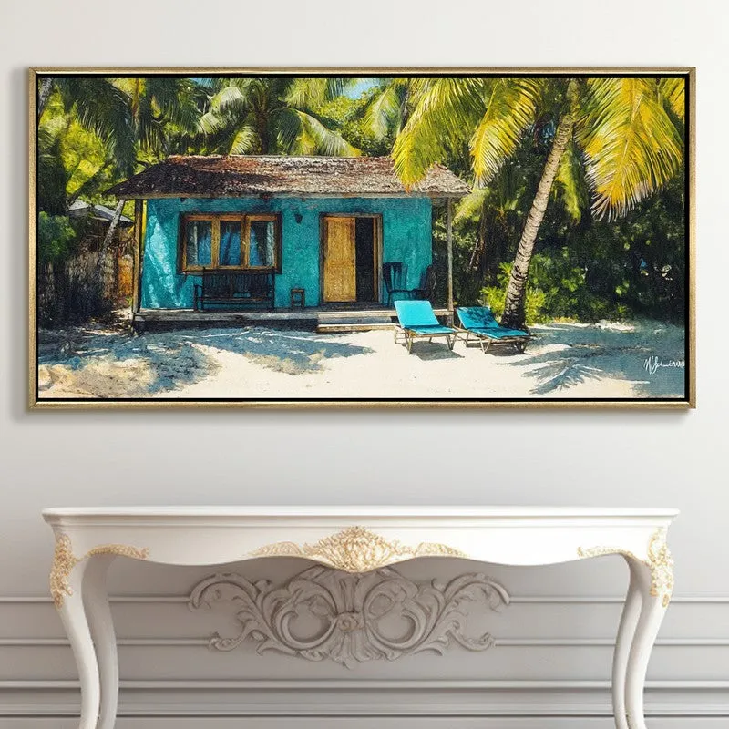Cabana Canvas Wall Painting With Frame media 5