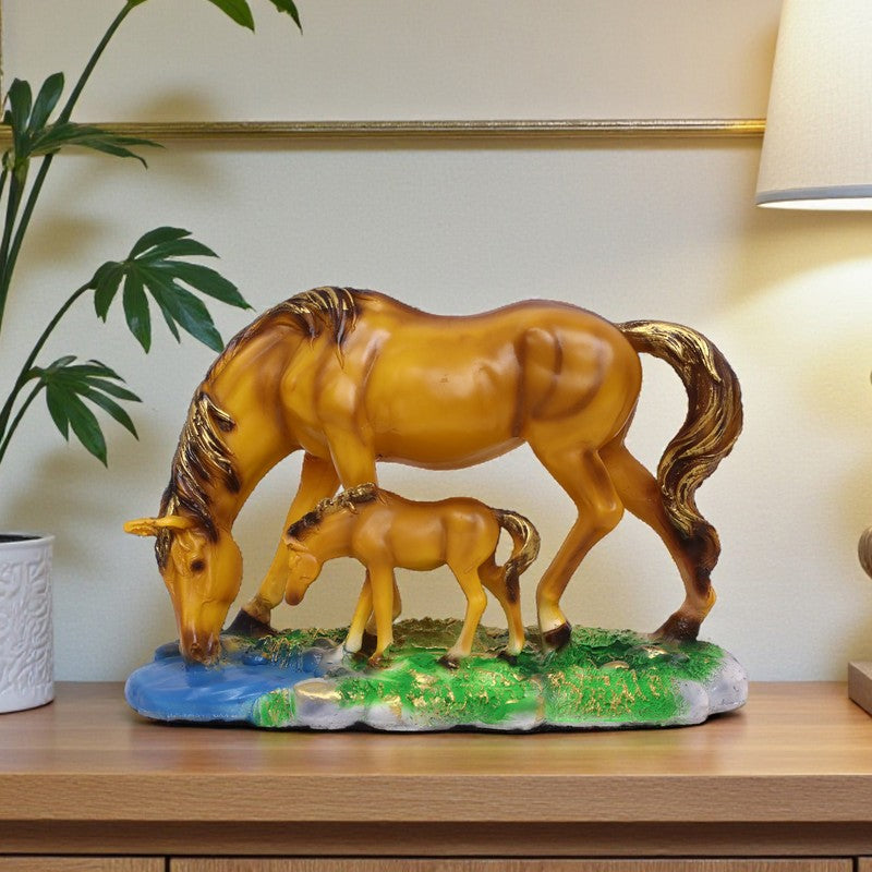 Equine Harmony Horse Polyresin Showpiece