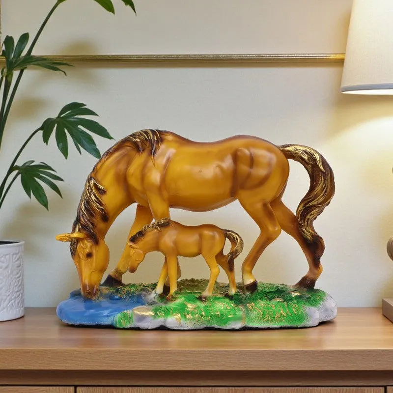 Equine Harmony Horse Polyresin Showpiece media 1