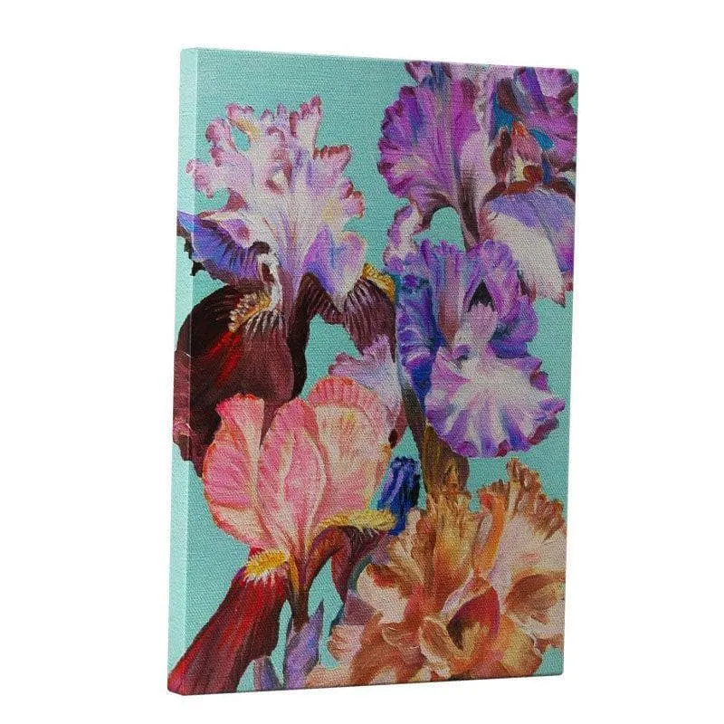 Colorful Flowers Canvas Wall Painting - Gallery Wrap media 3