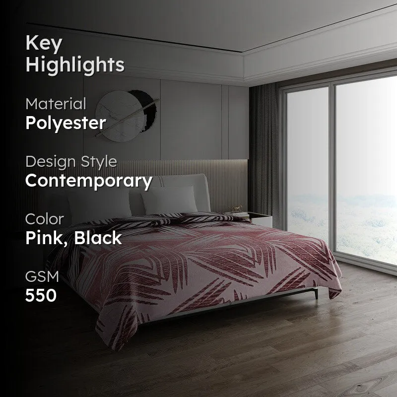 Monte Carlo Blush Oasis Blanket - 550 GSM media 2