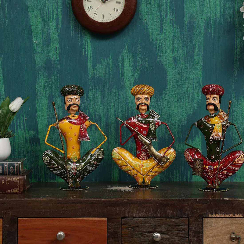 Tribal Troupe Showpiece - Set Of Three