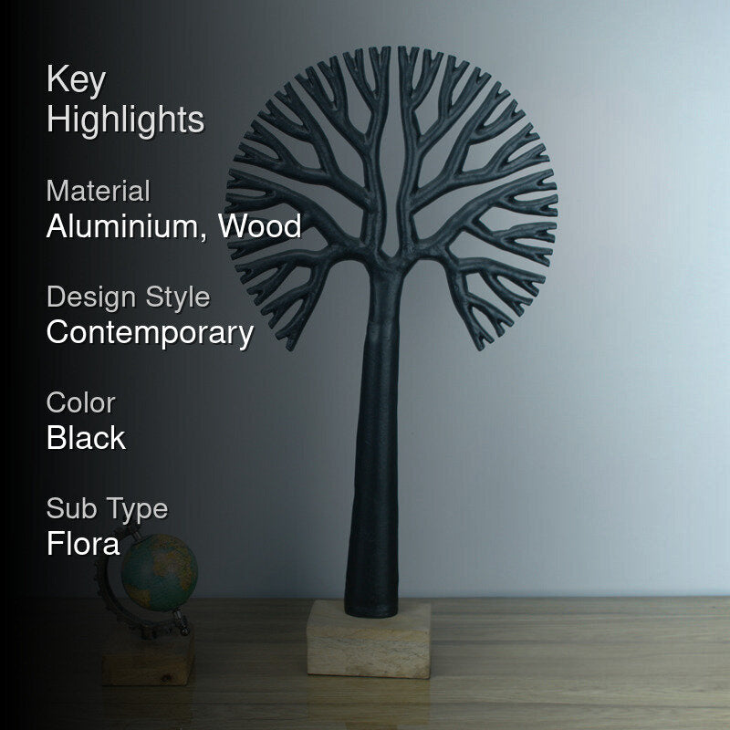 Masai Agna Tree Showpiece - Black media 2