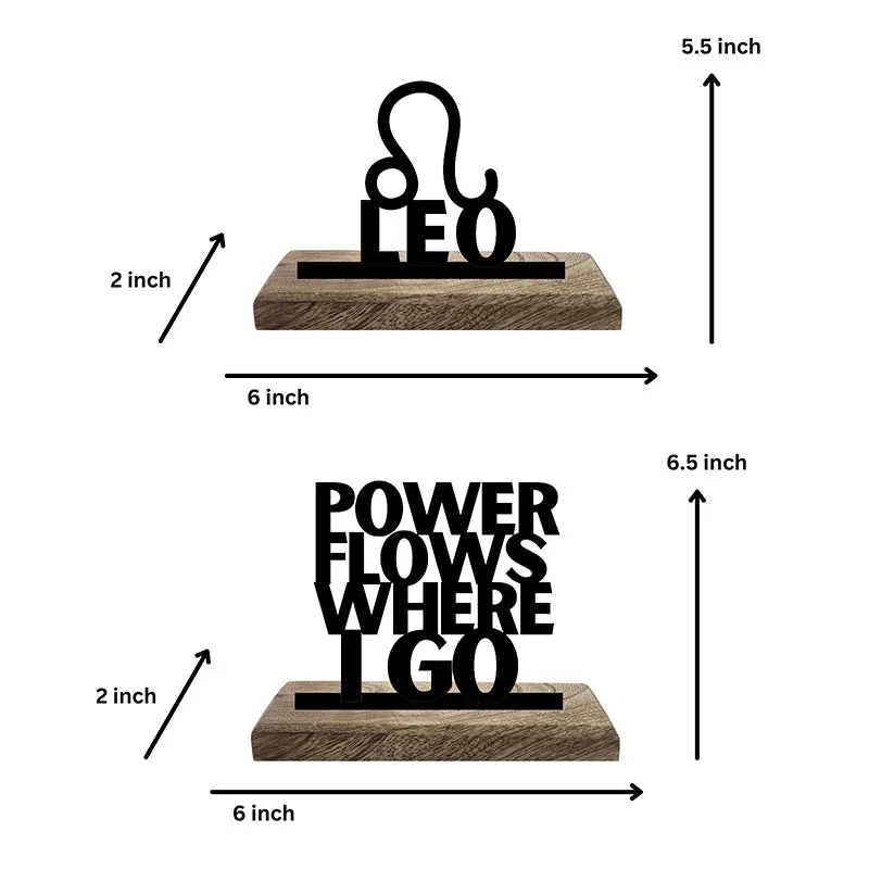 Powerful Leo Showpiece - Set Of Two media 5
