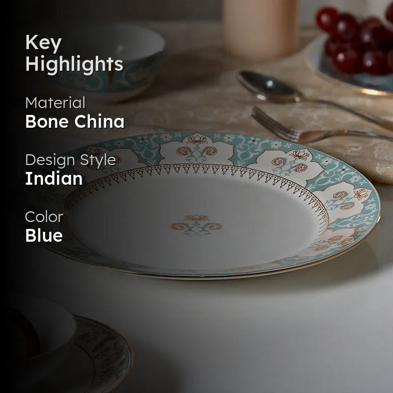 India Circus Rococo Bone China Dinner Plate media 2