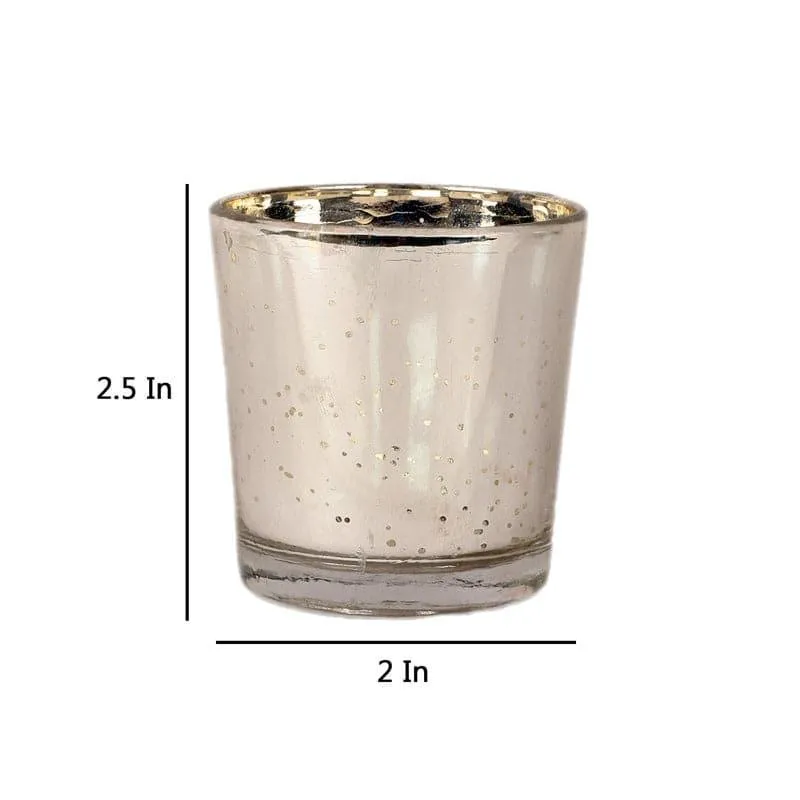 Brionne Tealight Candle Holder (Silver) - Set Of Four media 5