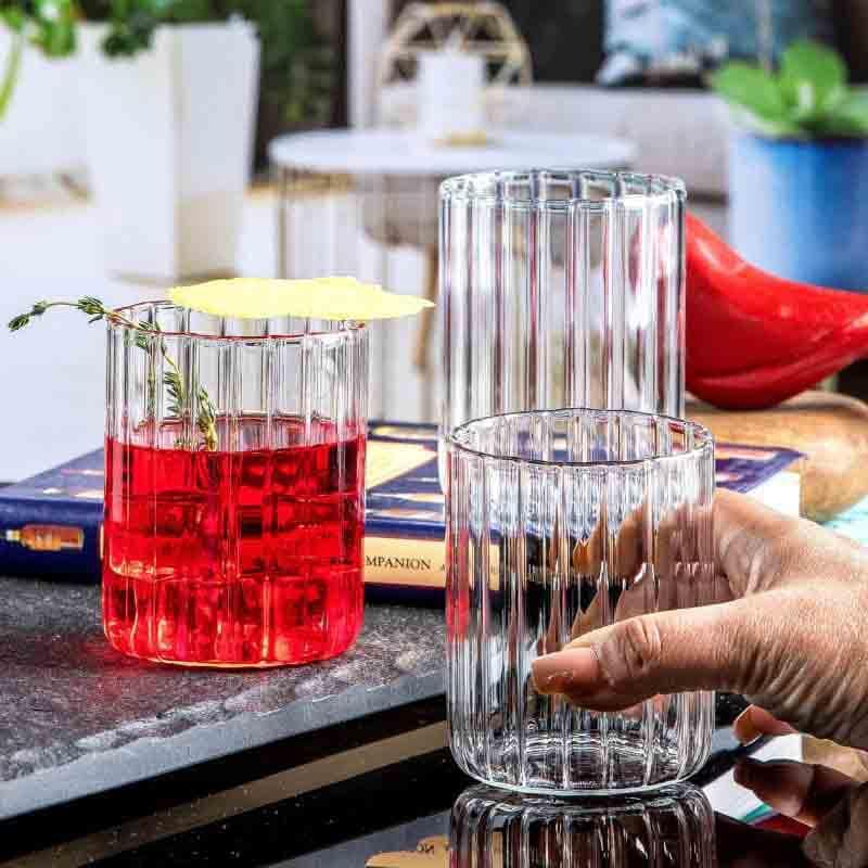 Elegant Fluted Glass Tumbler Set - Set of 6 media 5