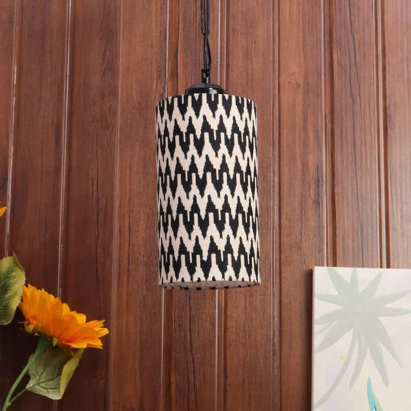 Chevronic Fabric Ceiling Lamp media 3