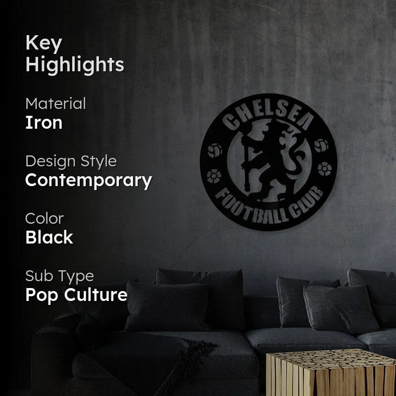 Chelsea Football Club Black Iron Wall Accent media 2