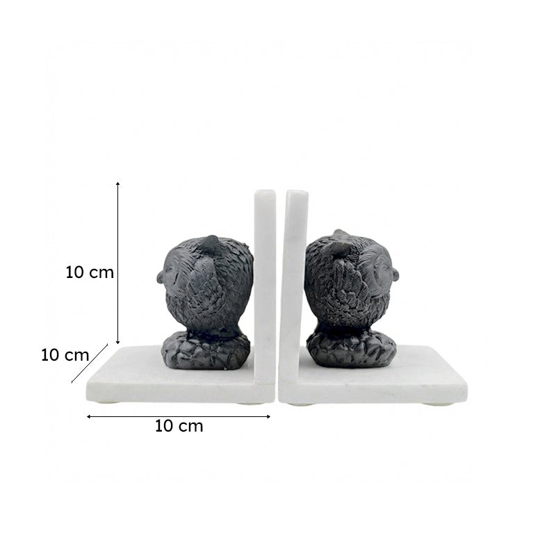 Veritas Marble Book End - Set Of Two media 7