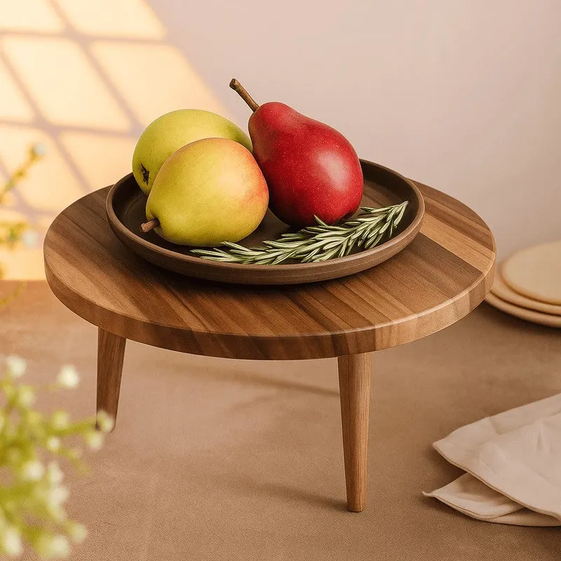 Spesh Acacia Wood Round Platter media 3