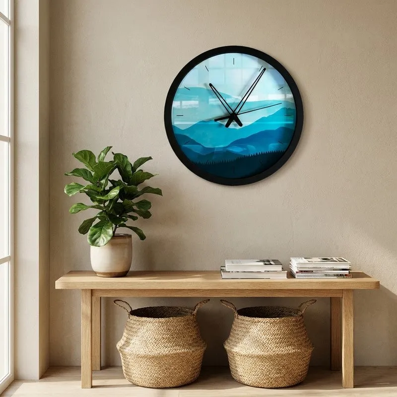 Bluevia MDF Wall Clock media 1