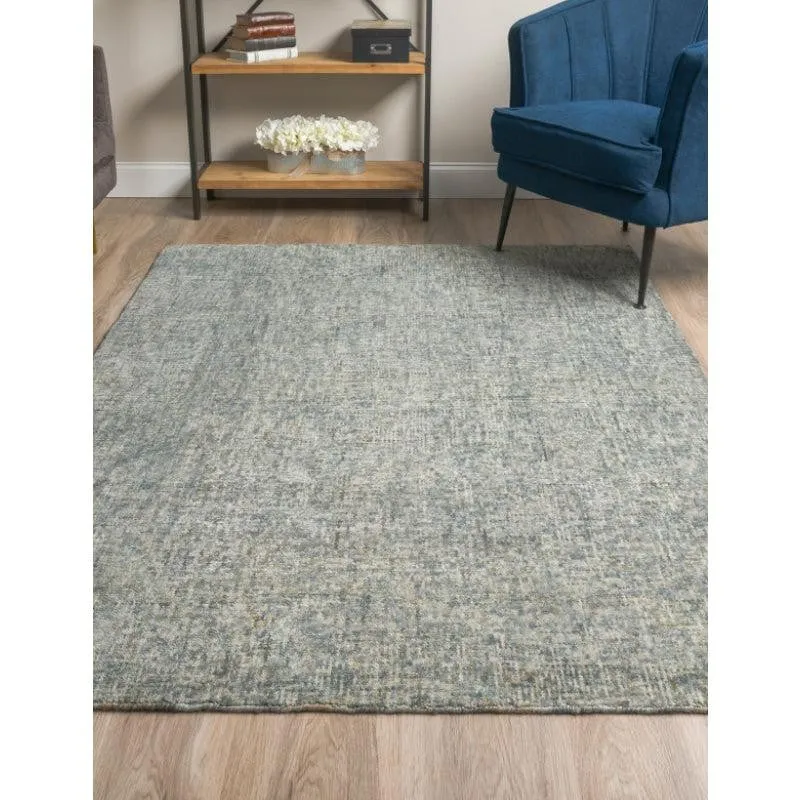 Handloom Hand Tufted Harmony Wool Rug - Charcoal & Black media 3