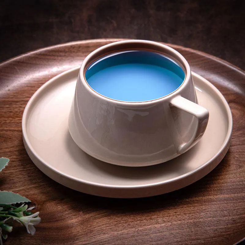 Nadia Ceramic Beige Cup & Saucer - 250 mL media 4