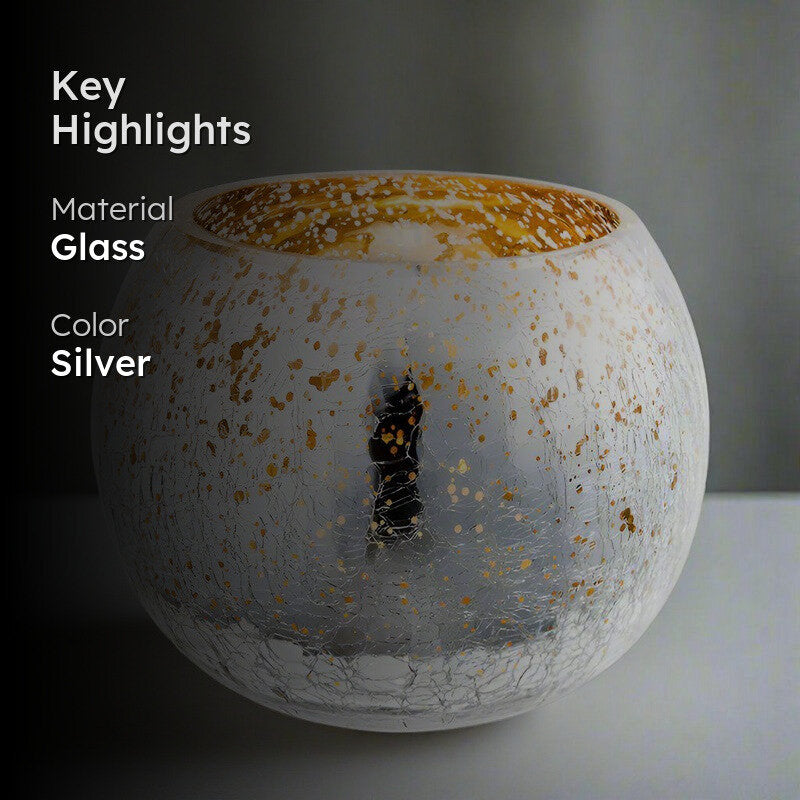 Bliss Sparkle Tealight Candle Holder - Silver media 2