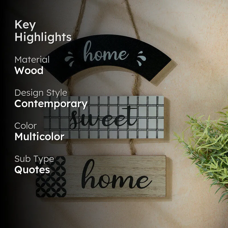 Sweet Home Wooden Wall Accent media 2