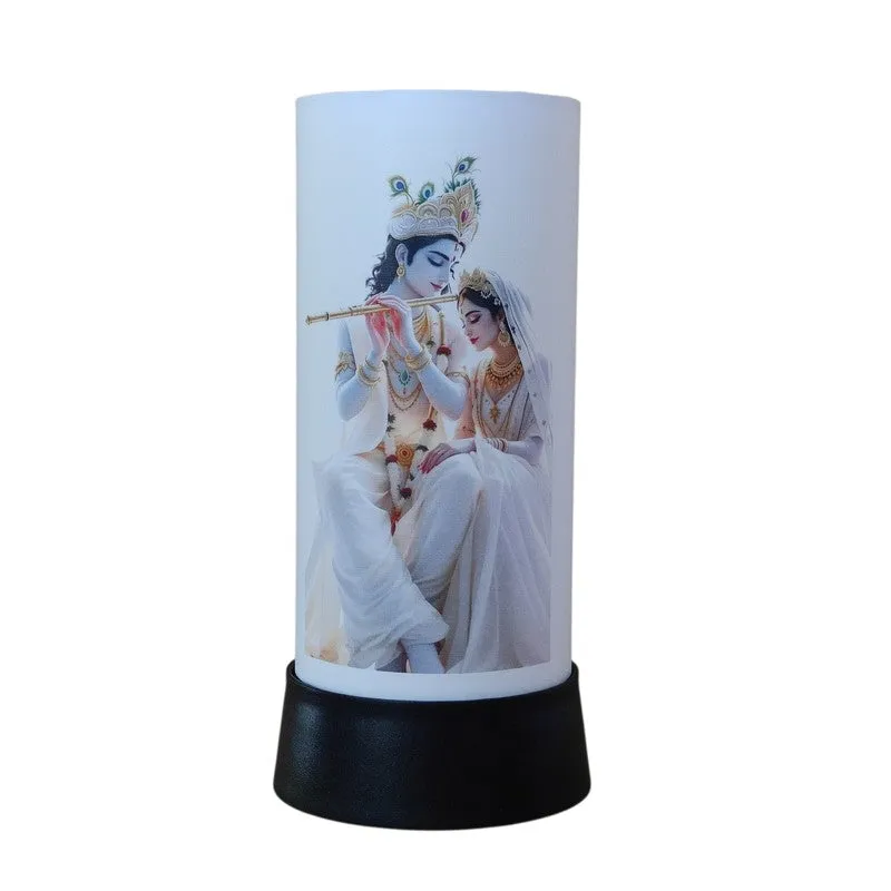Eternal Love Krishna Handmade Table Lamp media 4