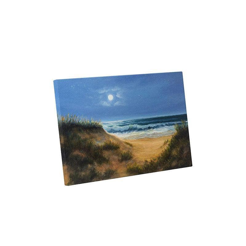 Ocean And Dunes Canvas Painting - Gallery Wrap media 3