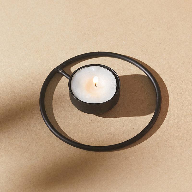 Idola Tealight Candle Holder (Black) - Set of Four media 5