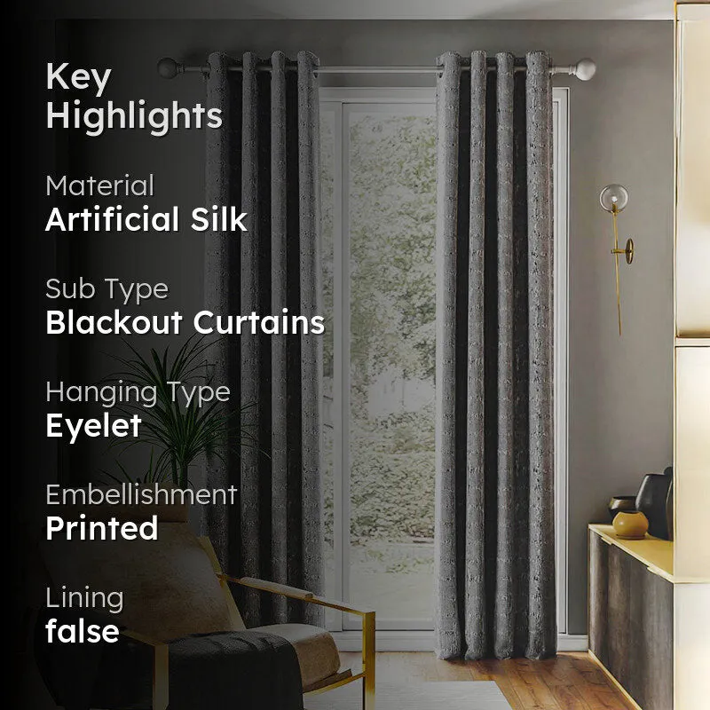 Warren Jacquard Blackout Curtain - Set Of Two media 2