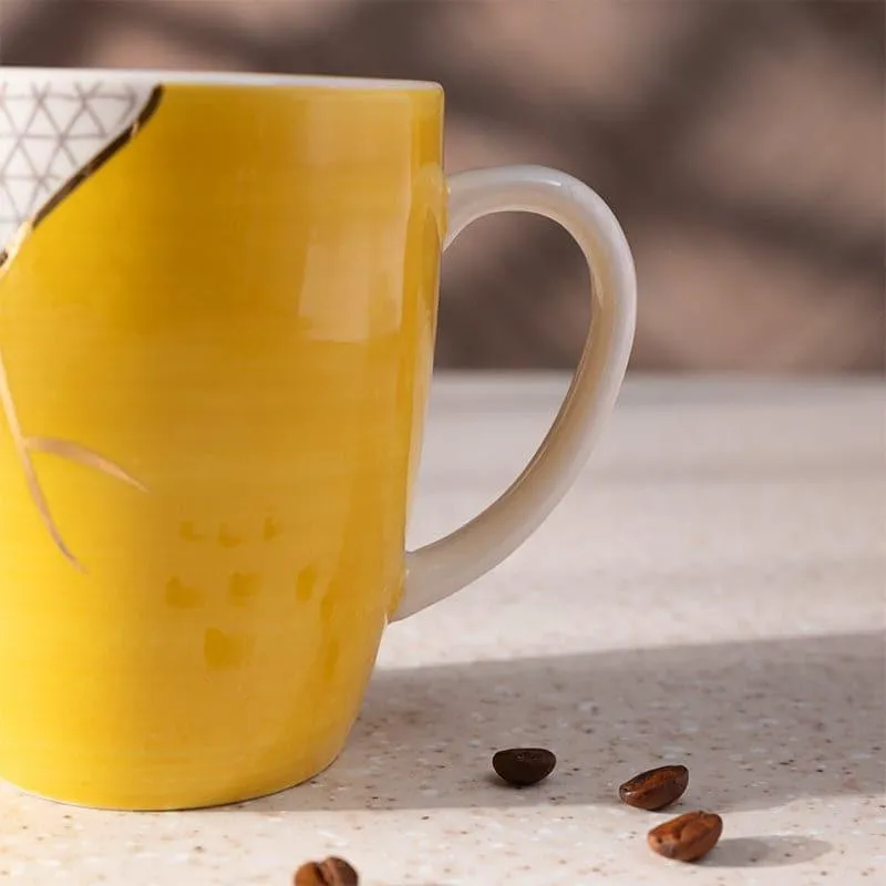 Wabi Porcelain Coffee Mug (295 mL) - Yellow media 5