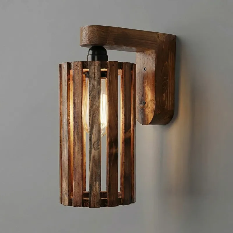 Novus Wooden Wall Lamp media 6